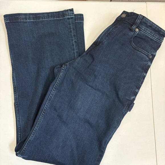 Prana Womens Tukino High Rise Wide Leg Carpenter Jean size 6/28 - Picture 9 of 9